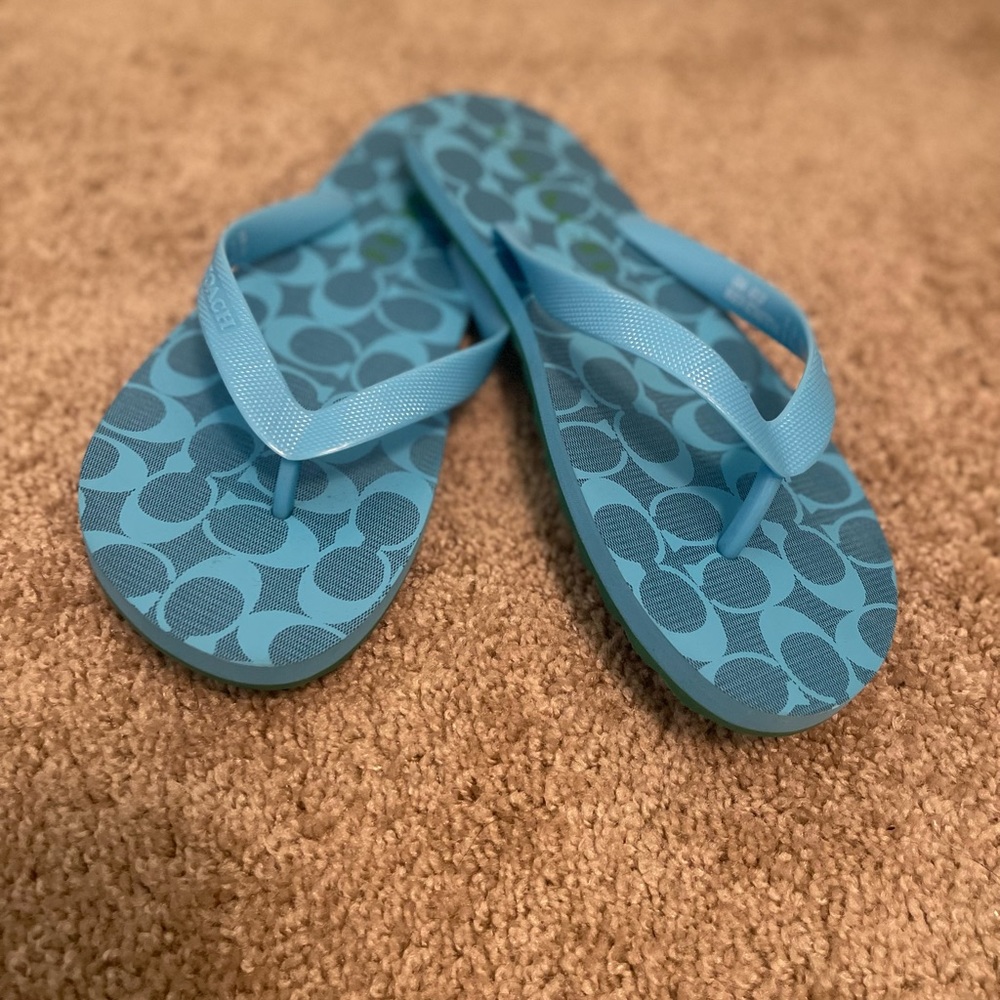 COACH flip flops